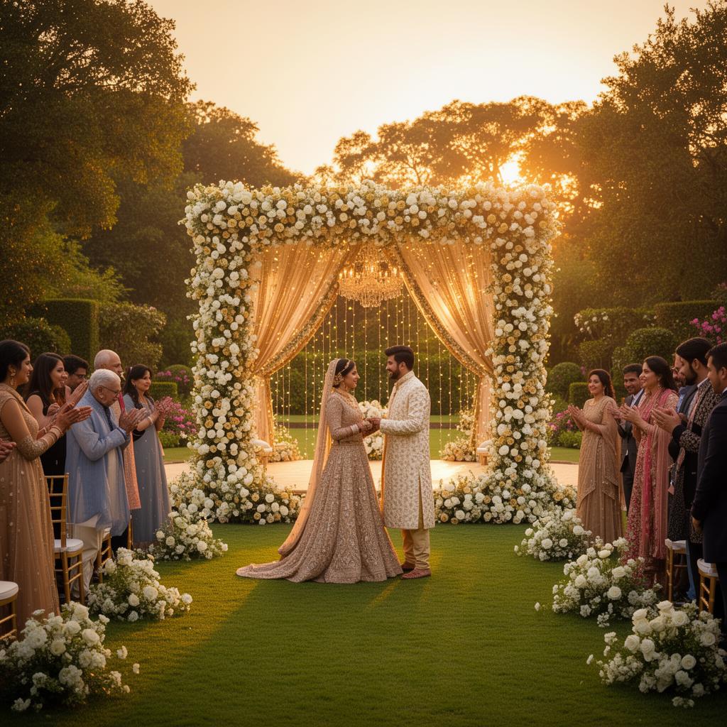 Destination wedding at Britain Empire