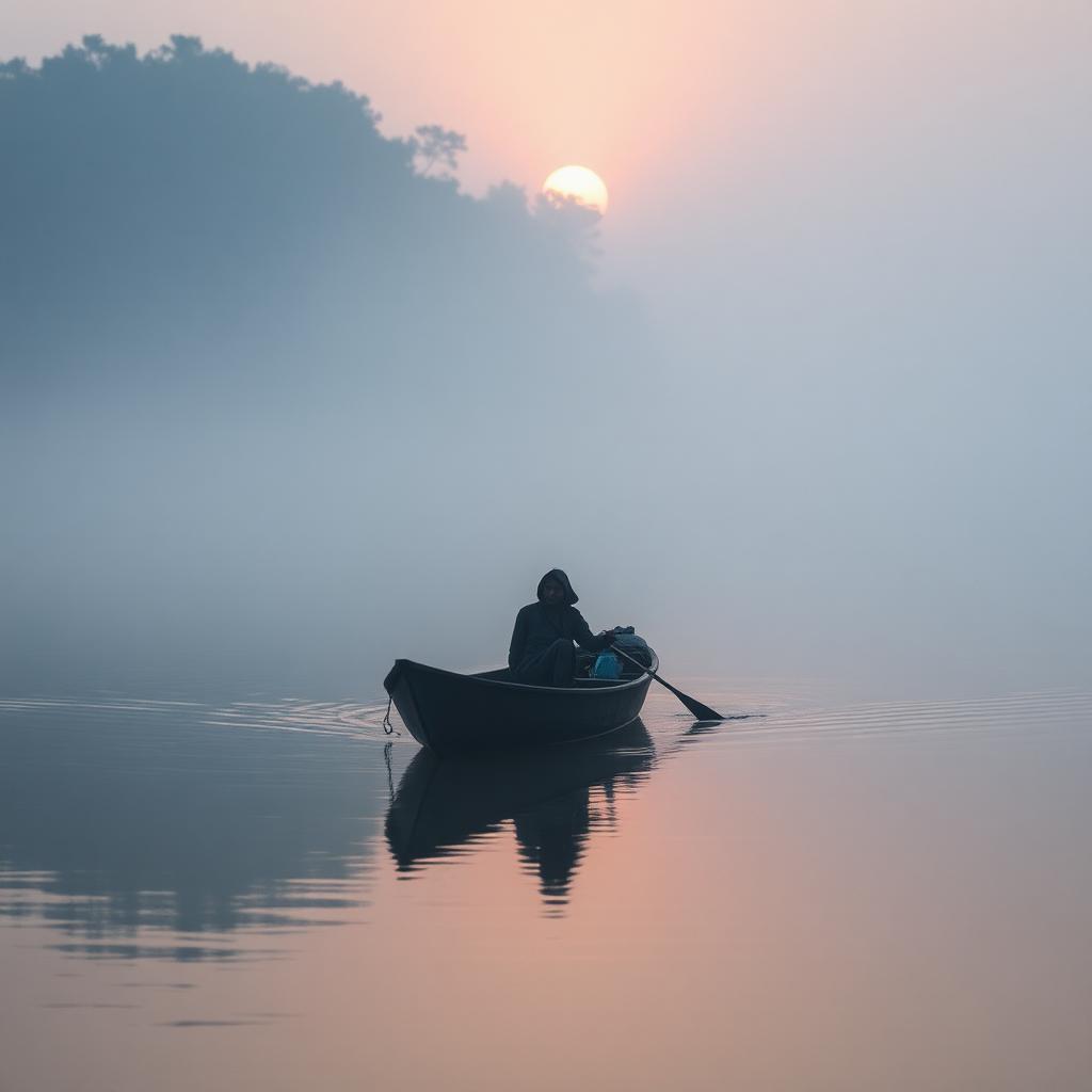 Fishermen at sunrise — a daily Vena ritual.